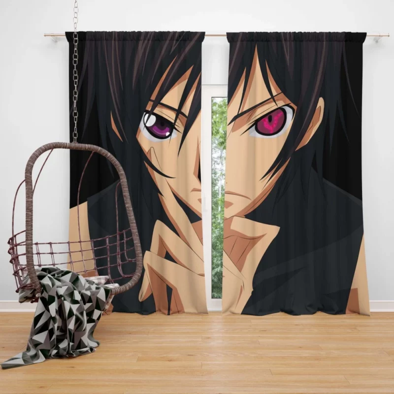 Lelouch Strategic Triumph Anime Curtain