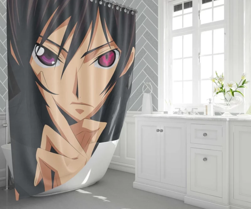 Lelouch Strategic Triumph Anime Shower Curtain 1