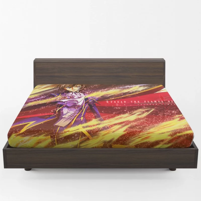 Lelouch Strategy Unraveled Anime Fitted Sheet 1