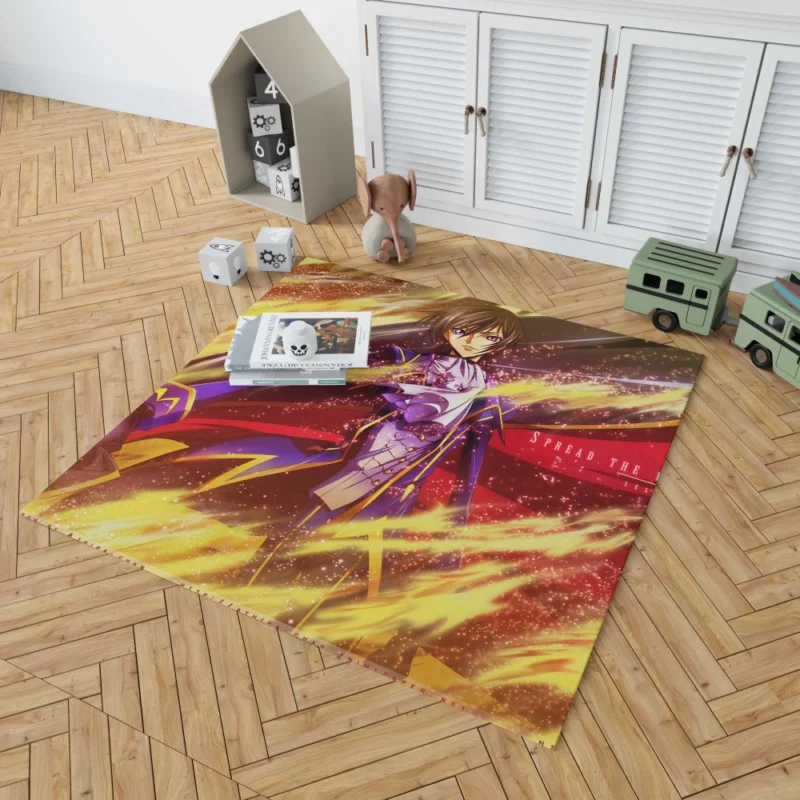 Lelouch Strategy Unraveled Anime Rug 1