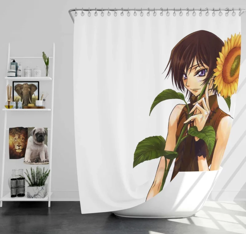 Lelouch Unbreakable Bond Anime Shower Curtain