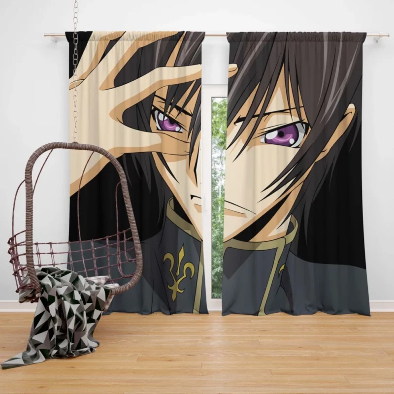 Lelouch Unbreakable Resolve Anime Curtain