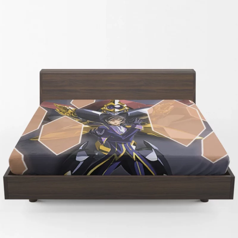 Lelouch Unwavering Spirit Anime Fitted Sheet 1