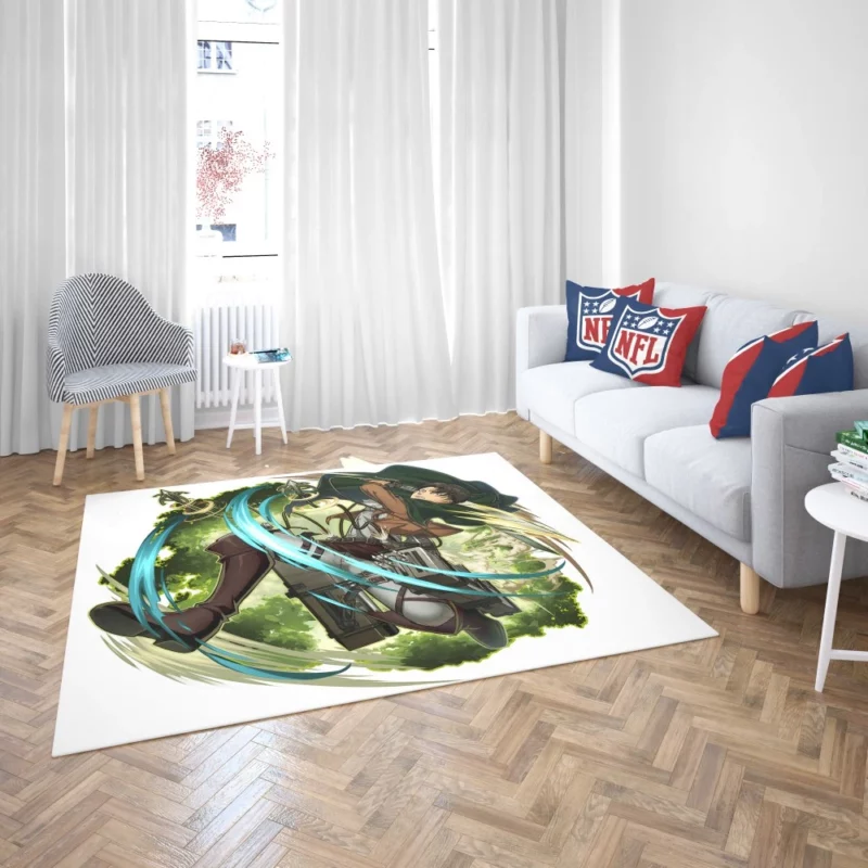 Levi Ackerman Humanity Hope Anime Rug 2