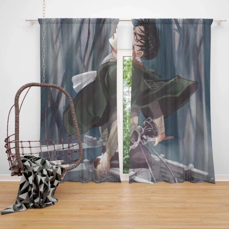 Levi Ackerman Humanity Savior Anime Curtain