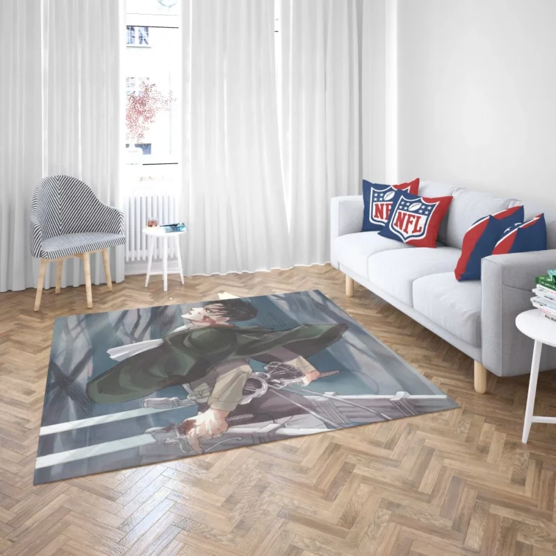 Levi Ackerman Humanity Savior Anime Rug 2