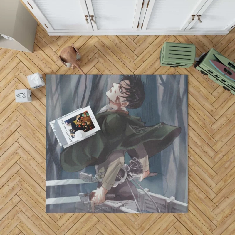 Levi Ackerman Humanity Savior Anime Rug