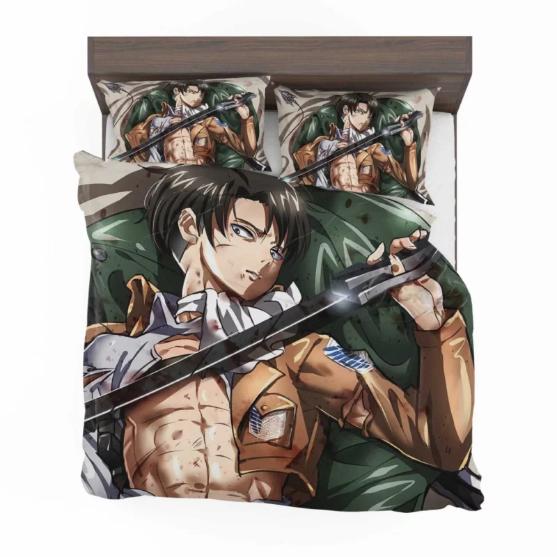 Levi Ackerman Humanity Shield Anime Bedding Set 1