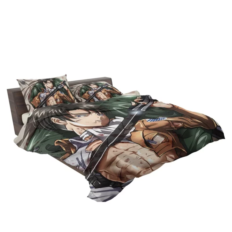 Levi Ackerman Humanity Shield Anime Bedding Set 2