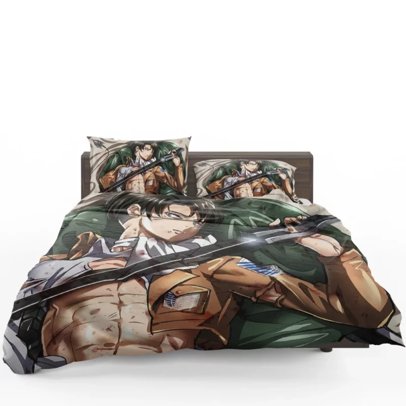 Levi Ackerman Humanity Shield Anime Bedding Set