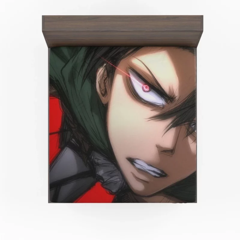 Levi Ackerman Legendary Blade Anime Fitted Sheet