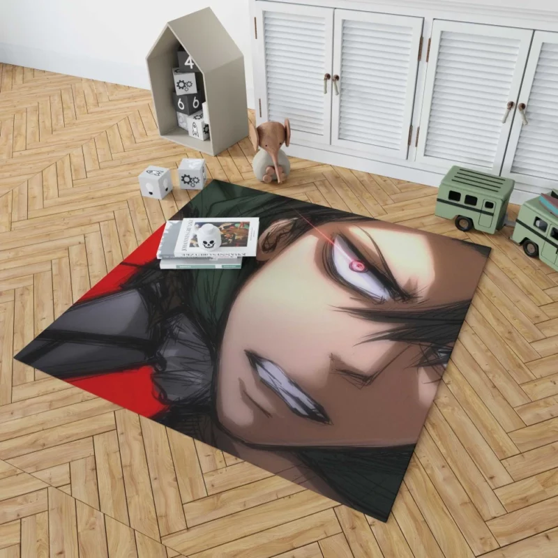 Levi Ackerman Legendary Blade Anime Rug 1