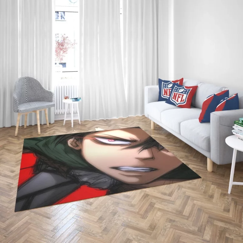 Levi Ackerman Legendary Blade Anime Rug 2