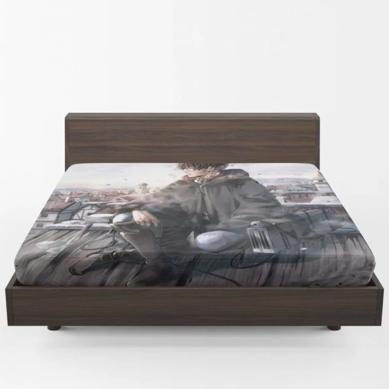 Levi Ackerman Lethal Blade Anime Fitted Sheet 1