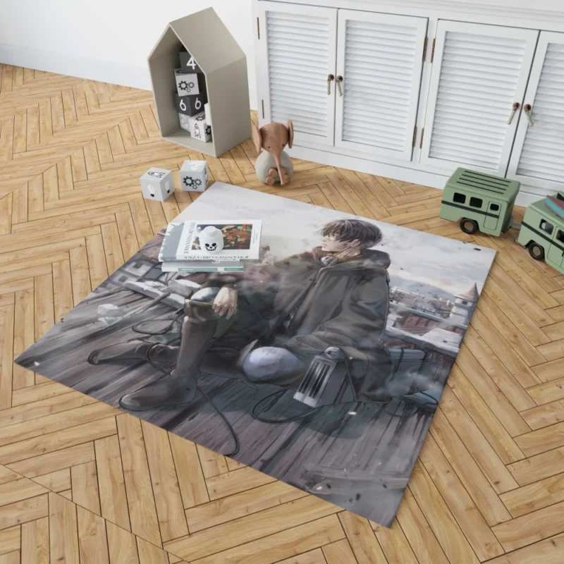 Levi Ackerman Lethal Blade Anime Rug 1