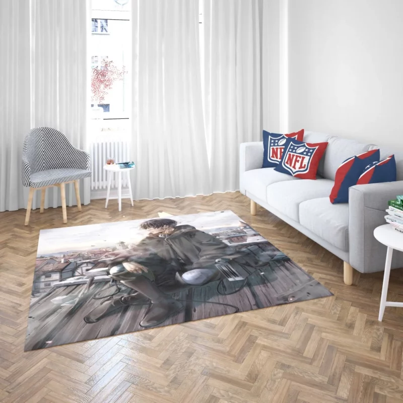 Levi Ackerman Lethal Blade Anime Rug 2