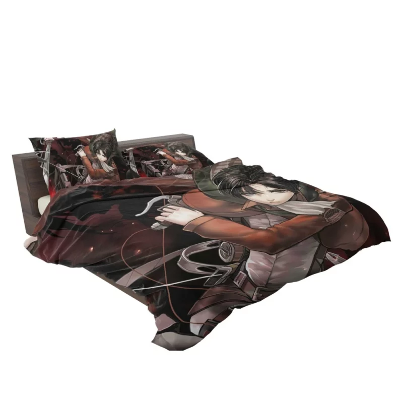 Levi Ackerman Loyal Warrior Anime Bedding Set 2