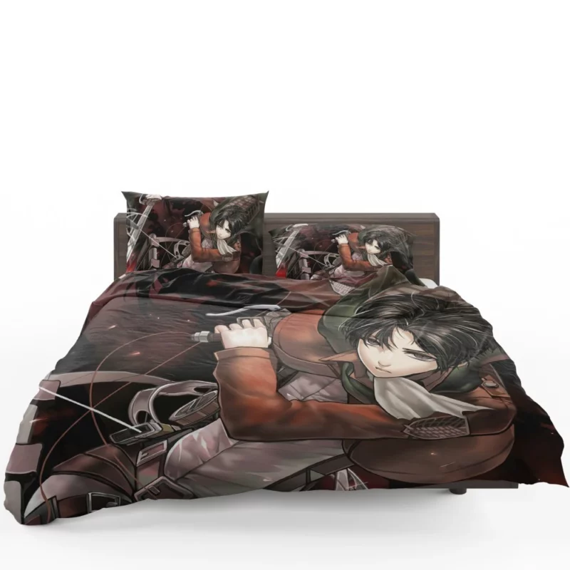 Levi Ackerman Loyal Warrior Anime Bedding Set