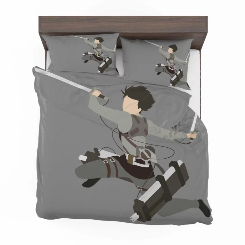 Levi Ackerman Oath Unbroken Anime Bedding Set 1