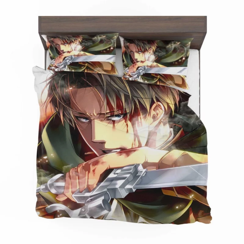 Levi Ackerman Shrouded Past Anime Bedding Set 1