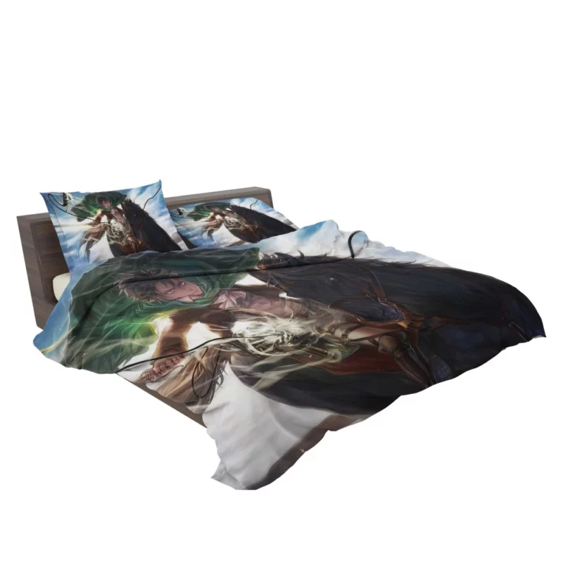 Levi Ackerman Steed Warrior Anime Bedding Set 2