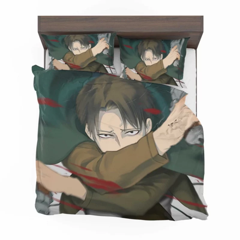 Levi Ackerman Struggle Unveiled Anime Bedding Set 1