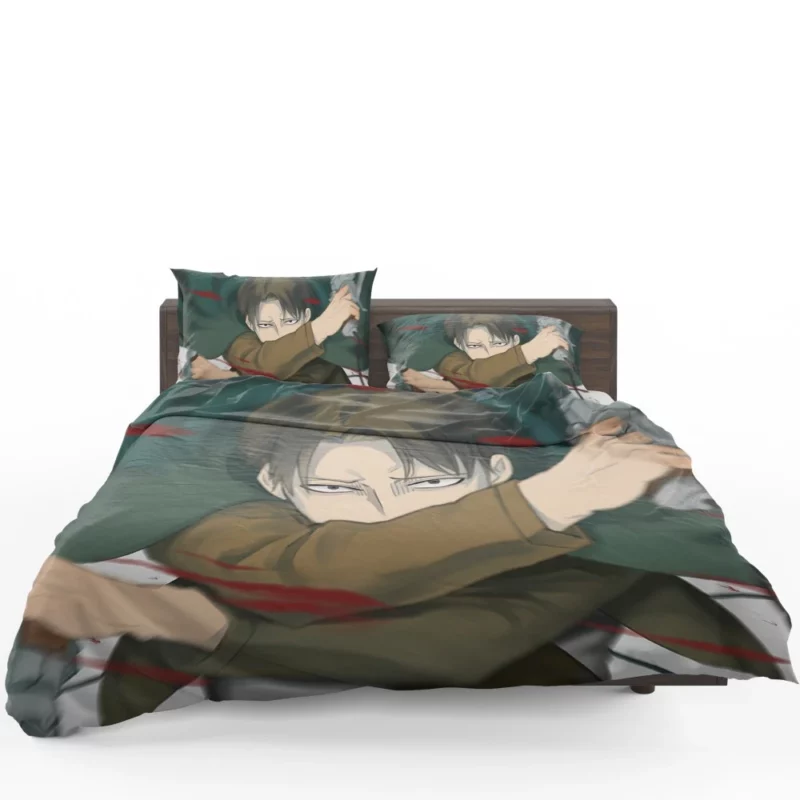 Levi Ackerman Struggle Unveiled Anime Bedding Set