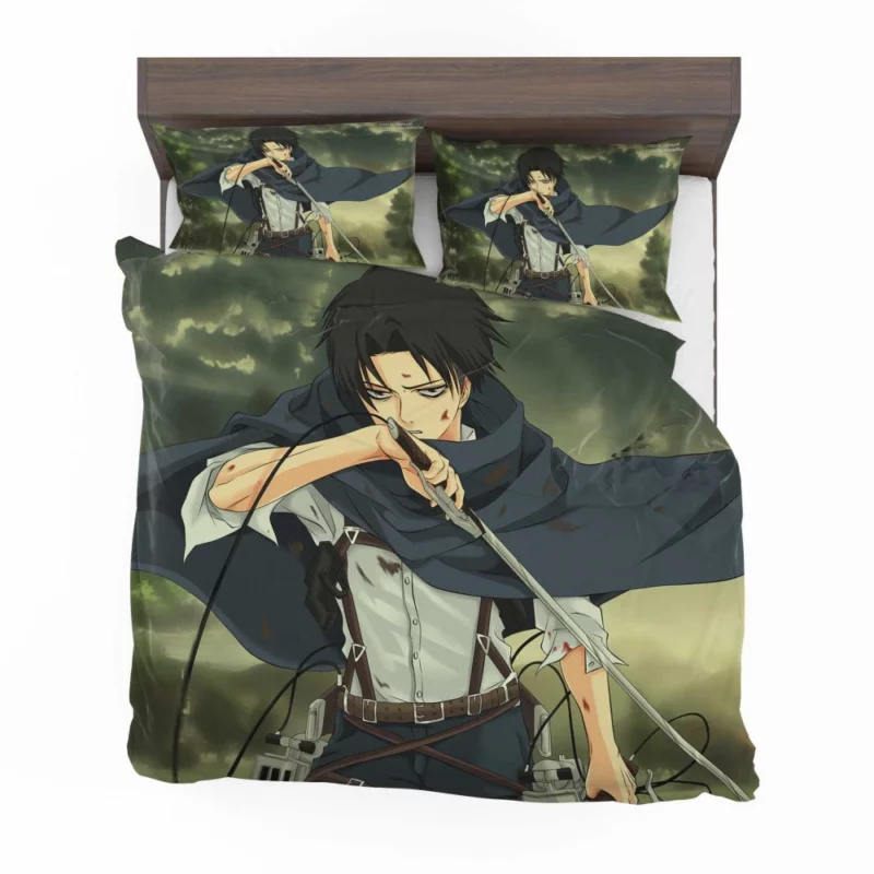 Levi Ackerman Sword of Justice Anime Bedding Set 1