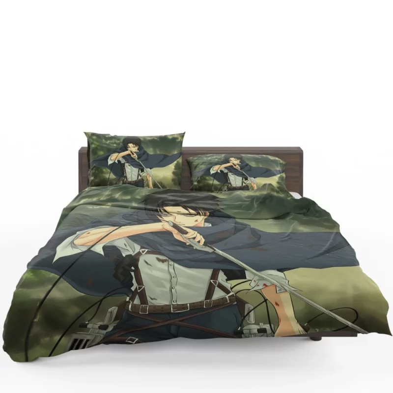 Levi Ackerman Sword of Justice Anime Bedding Set