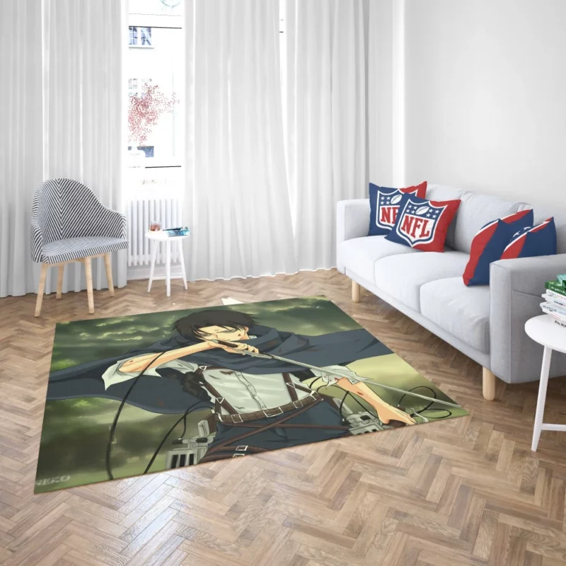 Levi Ackerman Sword of Justice Anime Rug 2