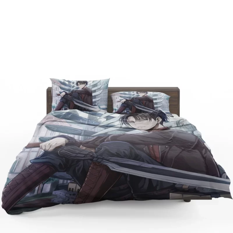 Levi Ackerman Swordmaster Path Anime Bedding Set