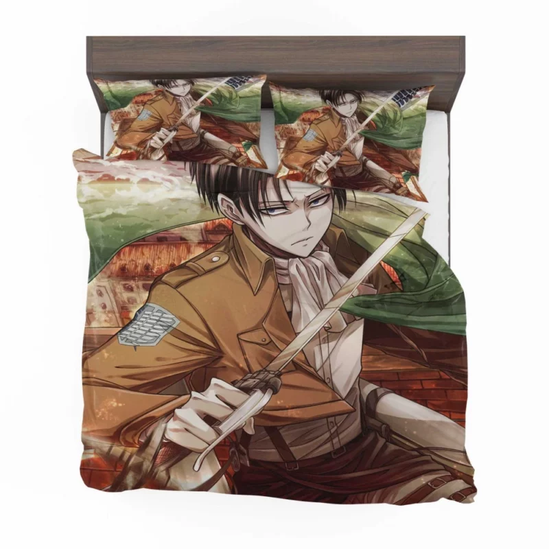 Levi Ackerman Titan Bane Anime Bedding Set 1