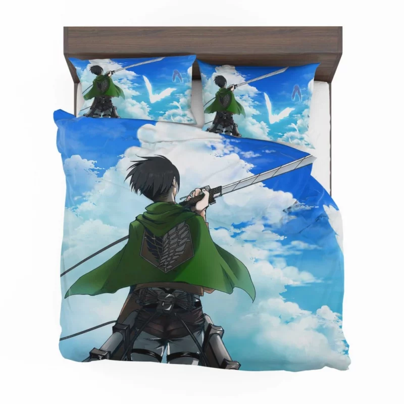 Levi Ackerman Titan Tamer Anime Bedding Set 1