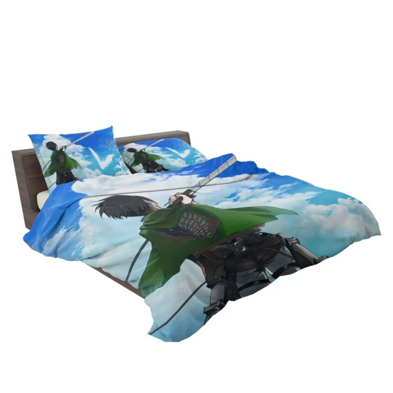 Levi Ackerman Titan Tamer Anime Bedding Set 2