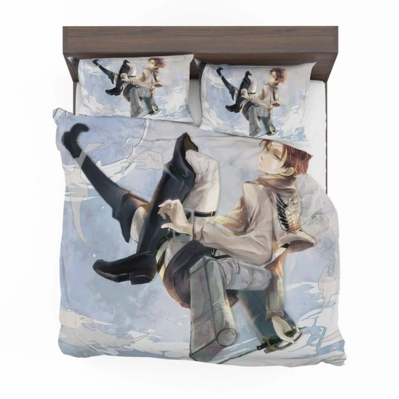 Levi Ackerman Unseen Power Anime Bedding Set 1