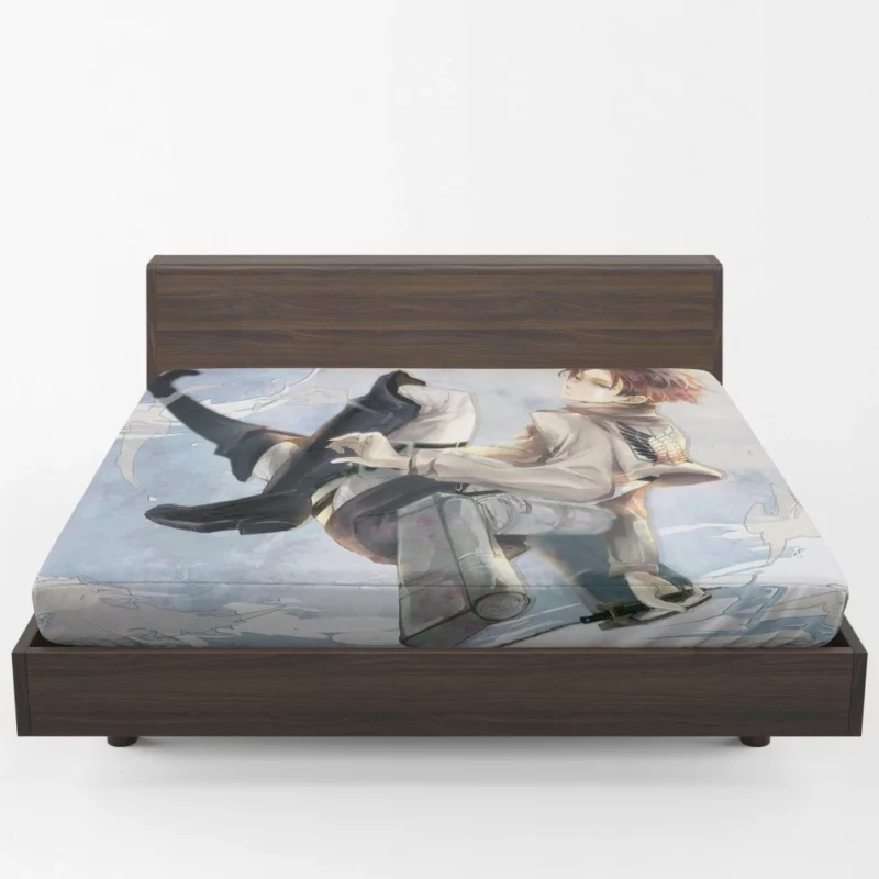 Levi Ackerman Unseen Power Anime Fitted Sheet 1