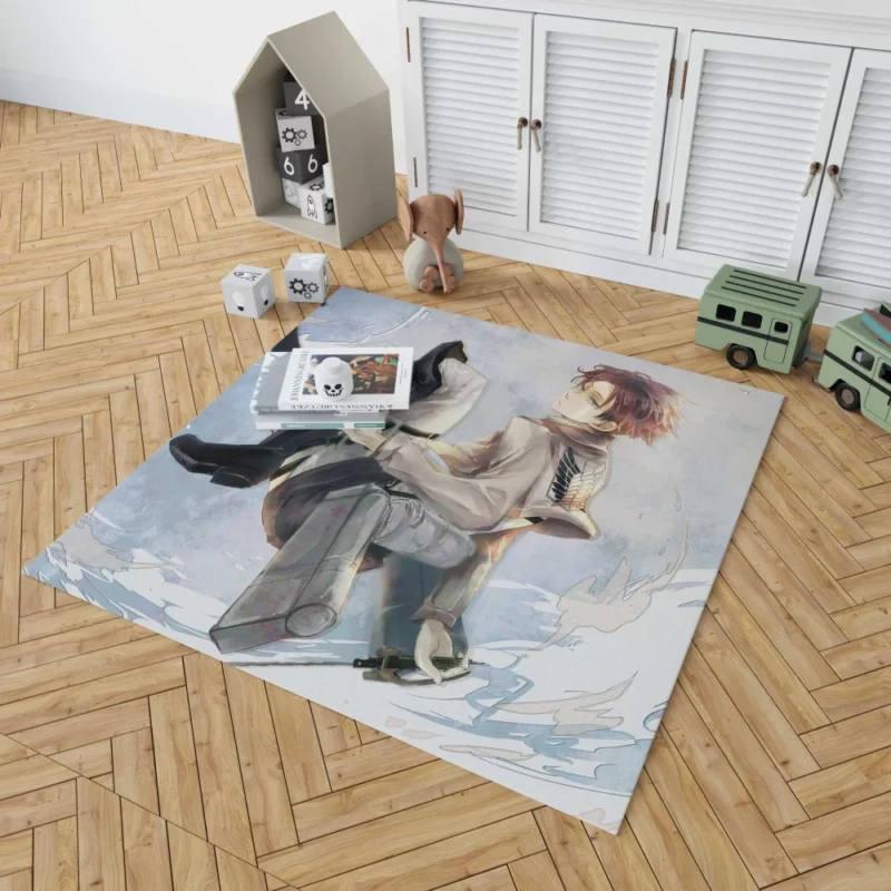 Levi Ackerman Unseen Power Anime Rug 1