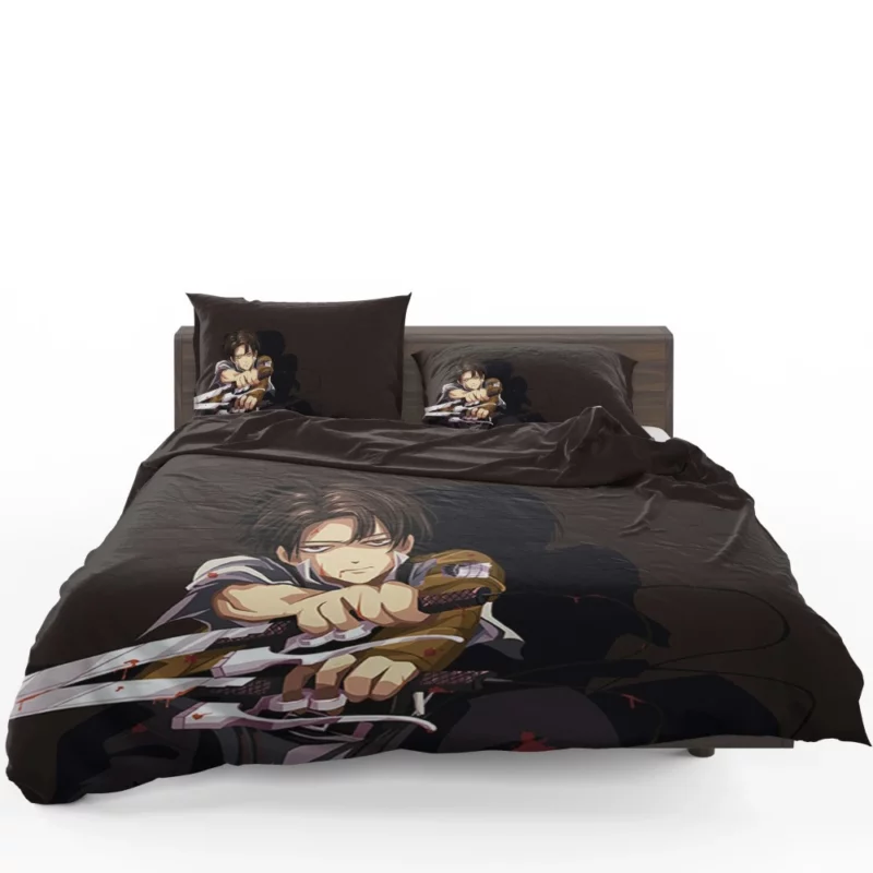 Levi Ackerman Unstoppable Force Anime Bedding Set