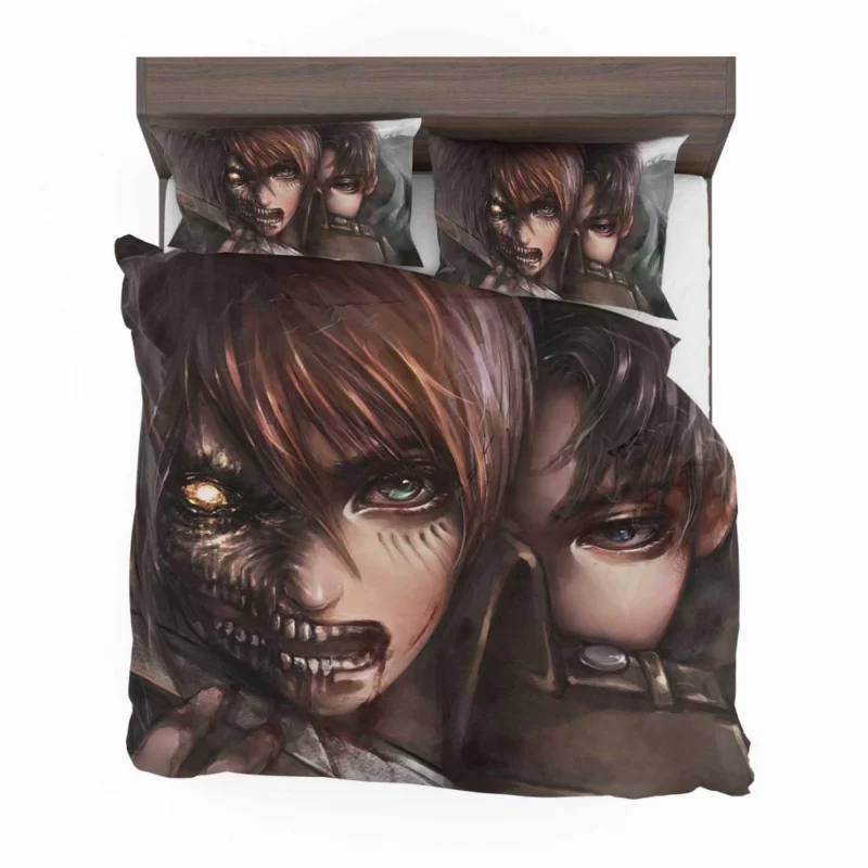 Levi and Eren Last Stand Anime Bedding Set 1