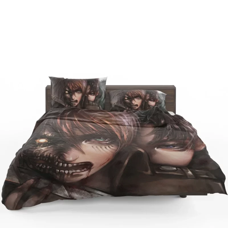 Levi and Eren Last Stand Anime Bedding Set