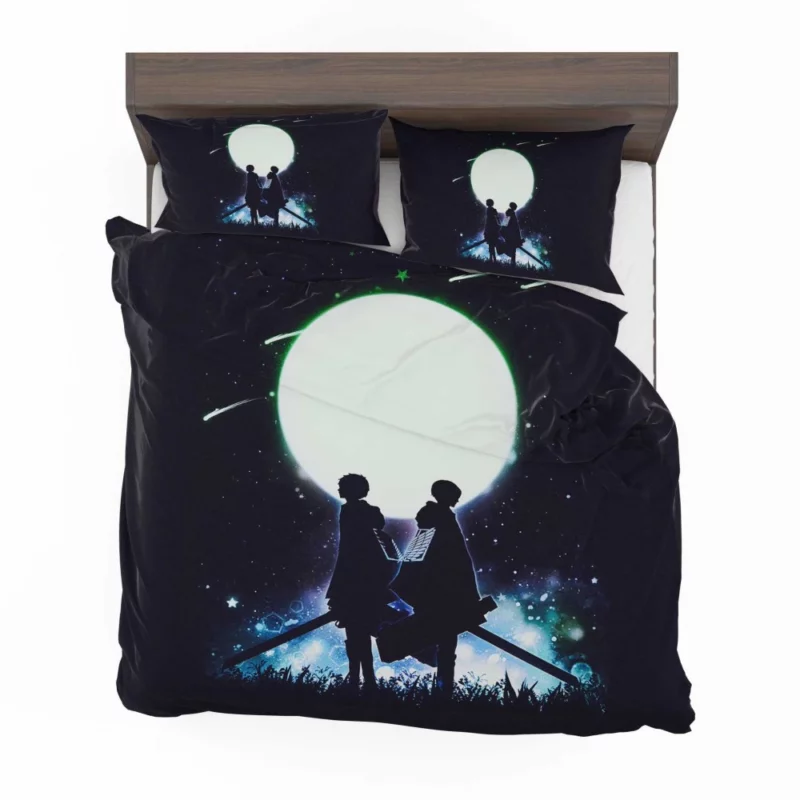 Levi and Eren Struggle Defined Anime Bedding Set 1