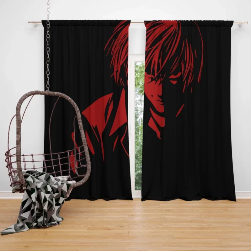 Light Yagami Complex Morality Anime Curtain