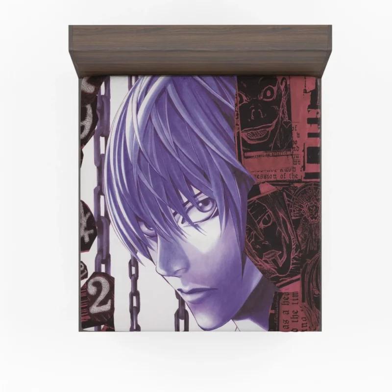 Light Yagami Fateful Encounter Anime Fitted Sheet