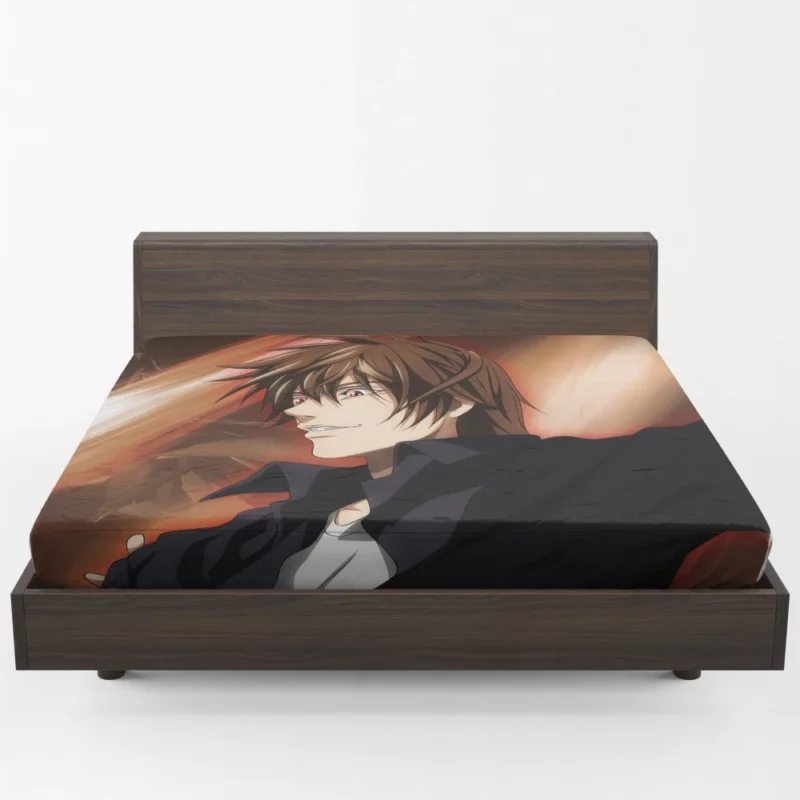 Light Yagami Power of Death Note Anime Fitted Sheet 1