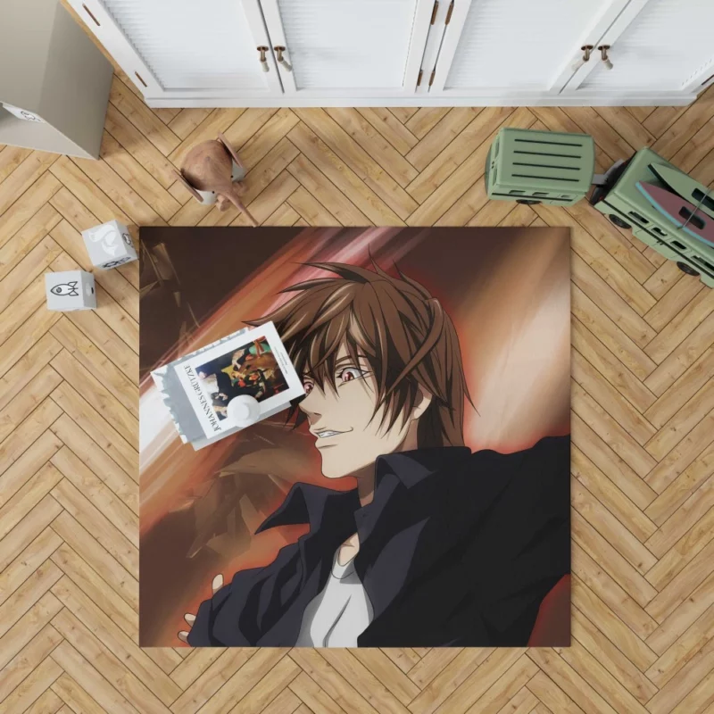 Light Yagami Power of Death Note Anime Rug