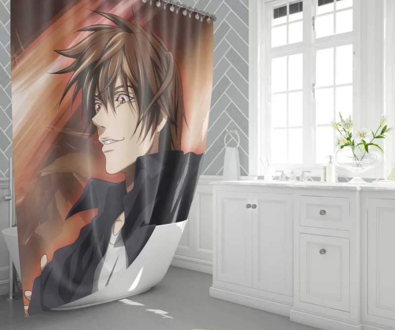 Light Yagami Power of Death Note Anime Shower Curtain 1