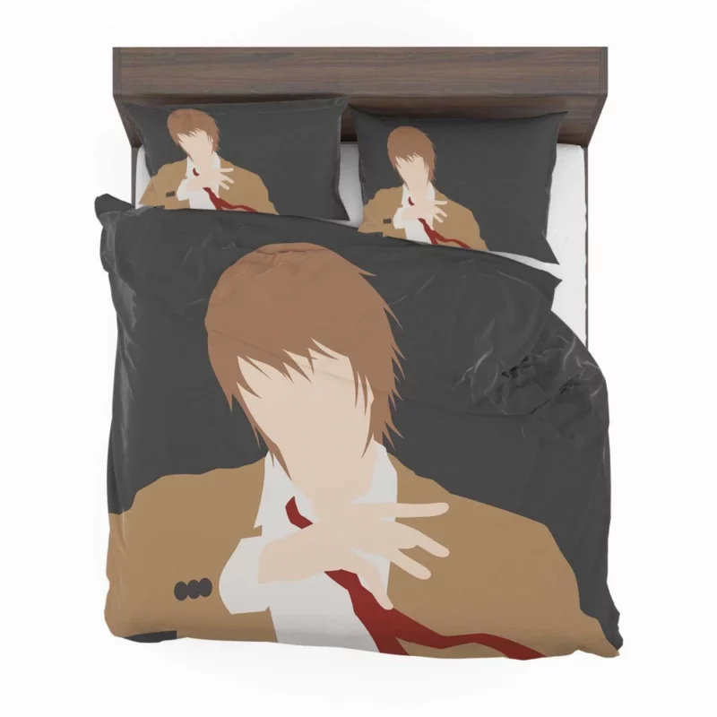 Light Yagami Student and Kira Anime Bedding Set 1