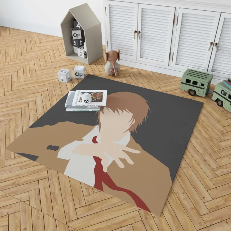 Light Yagami Student and Kira Anime Rug 1