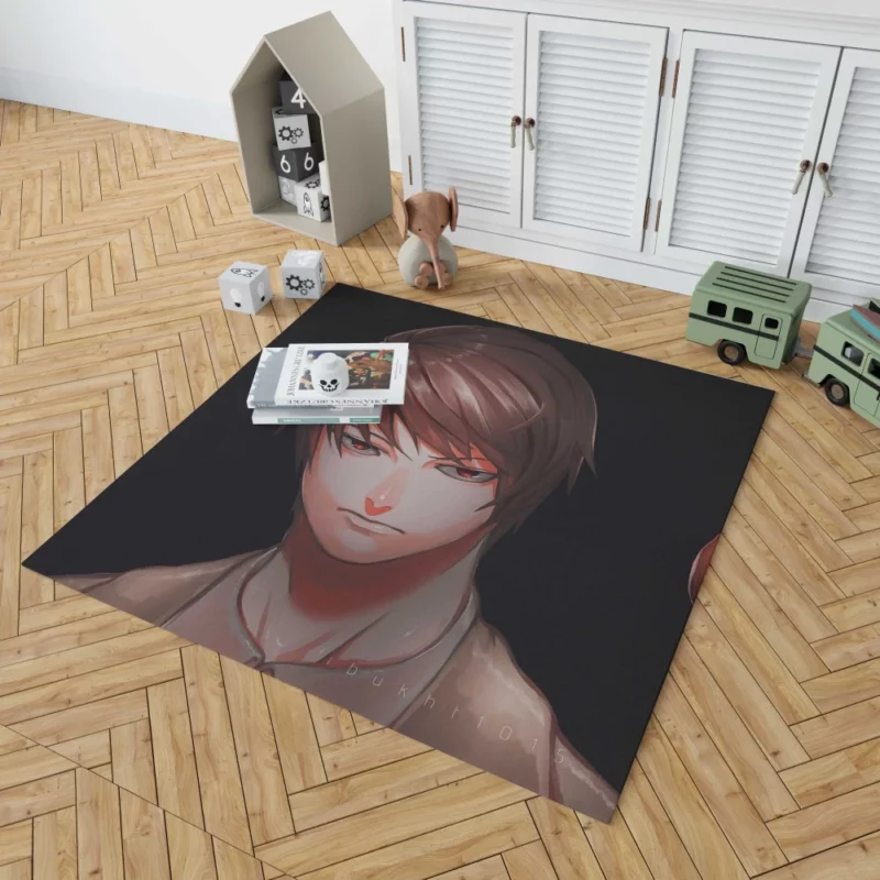 Light Yagami Unraveling Justice Anime Rug 1