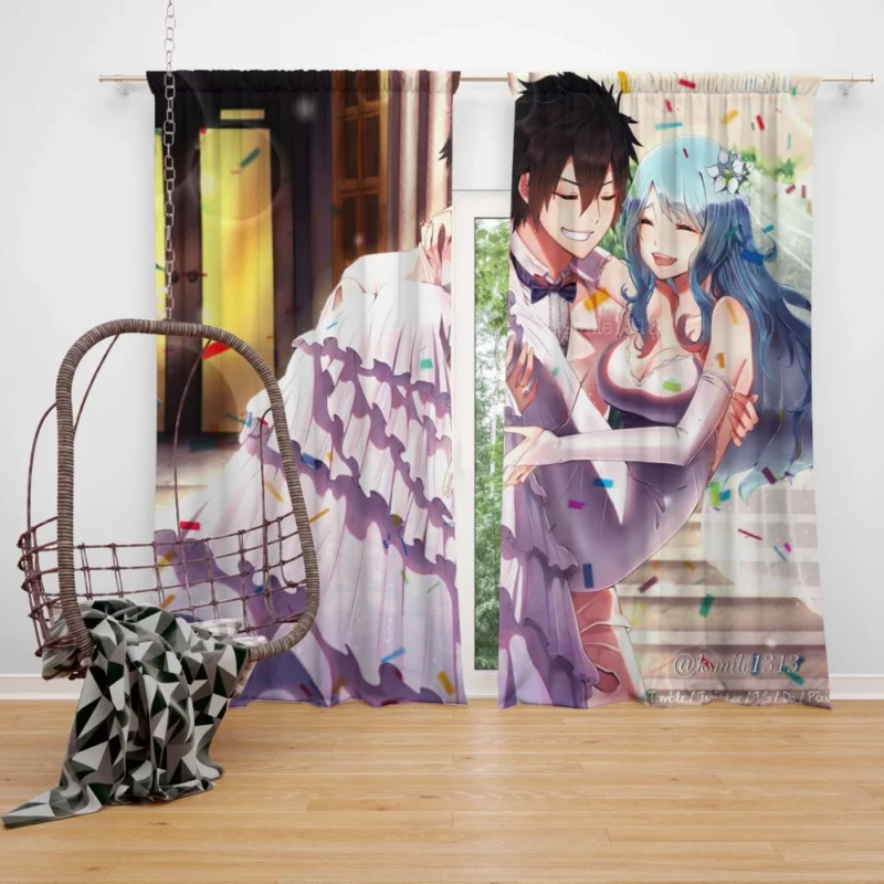 Love and Ice Gray x Juvia Anime Curtain